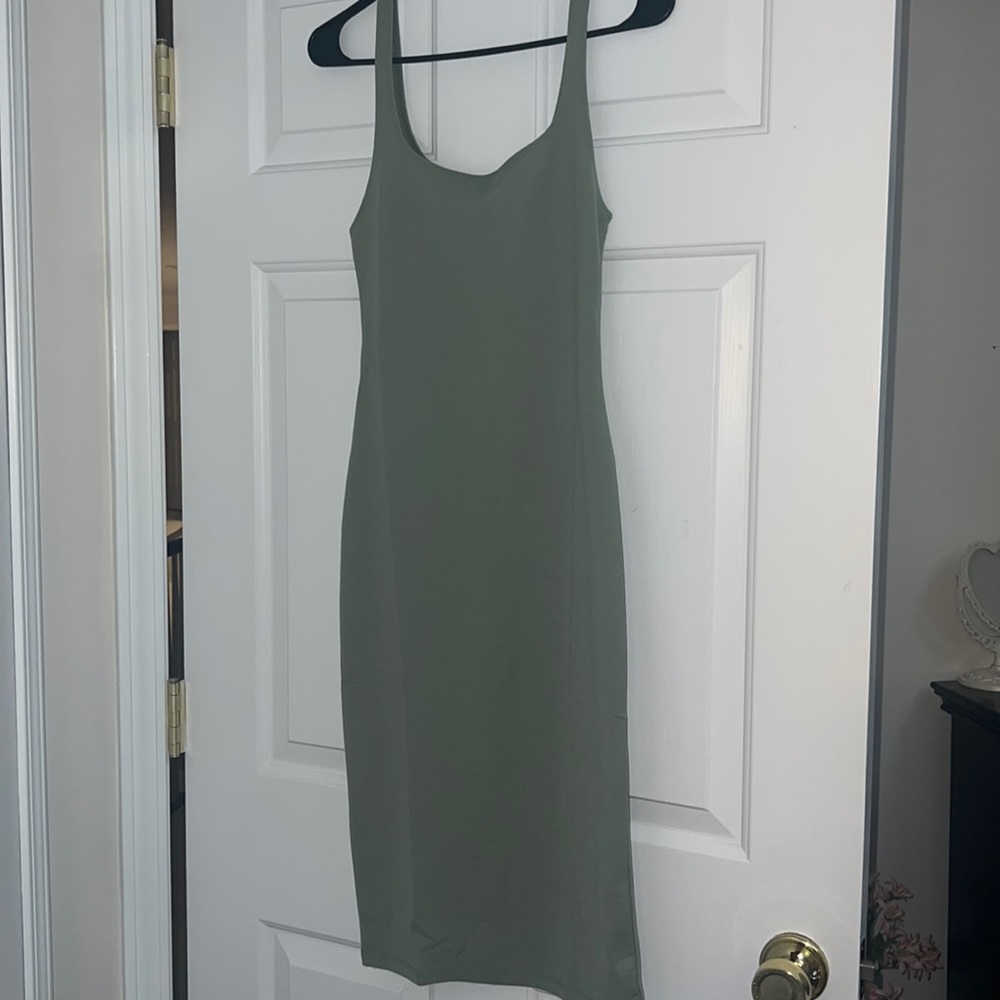 Zara minty midi dress